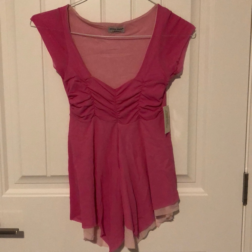 GUESS NWT Pink Tunic Size S
